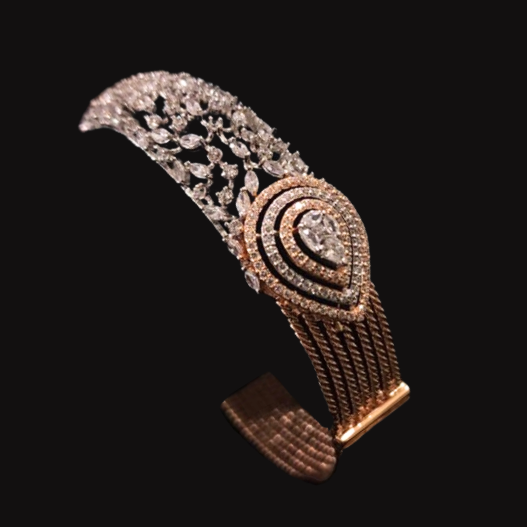 Kimtee Jewellers - Diamond Desire Gold Kada